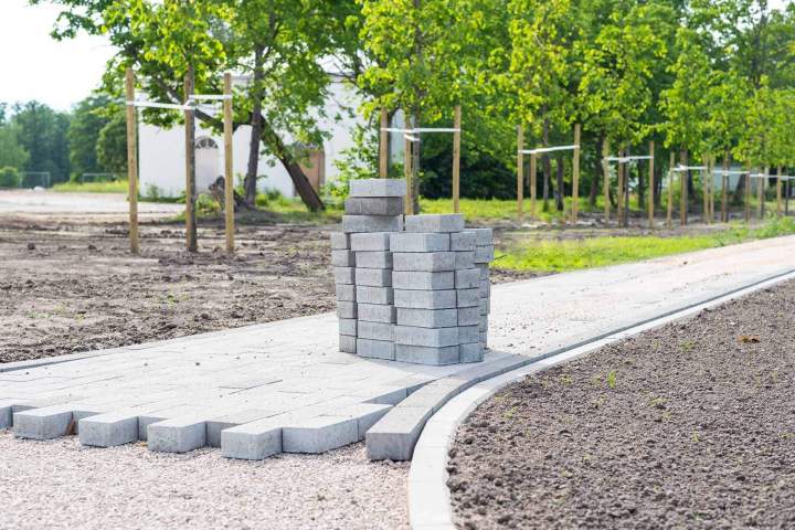 Pose de pavé uni pour chemins Québec